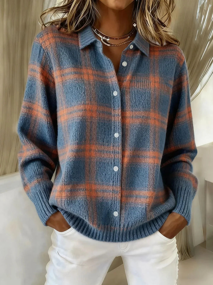Camille™ | Karierter Cardigan