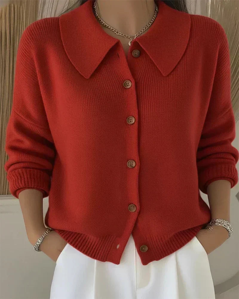 Vespera™ | Cardigan mit Stehkragen