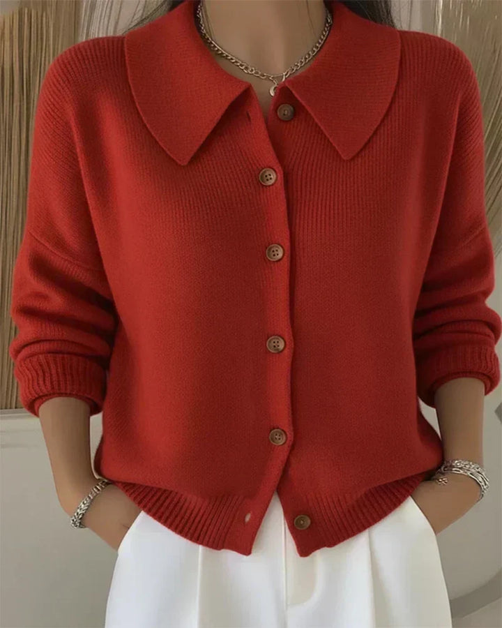 Vespera™ | Cardigan mit Stehkragen