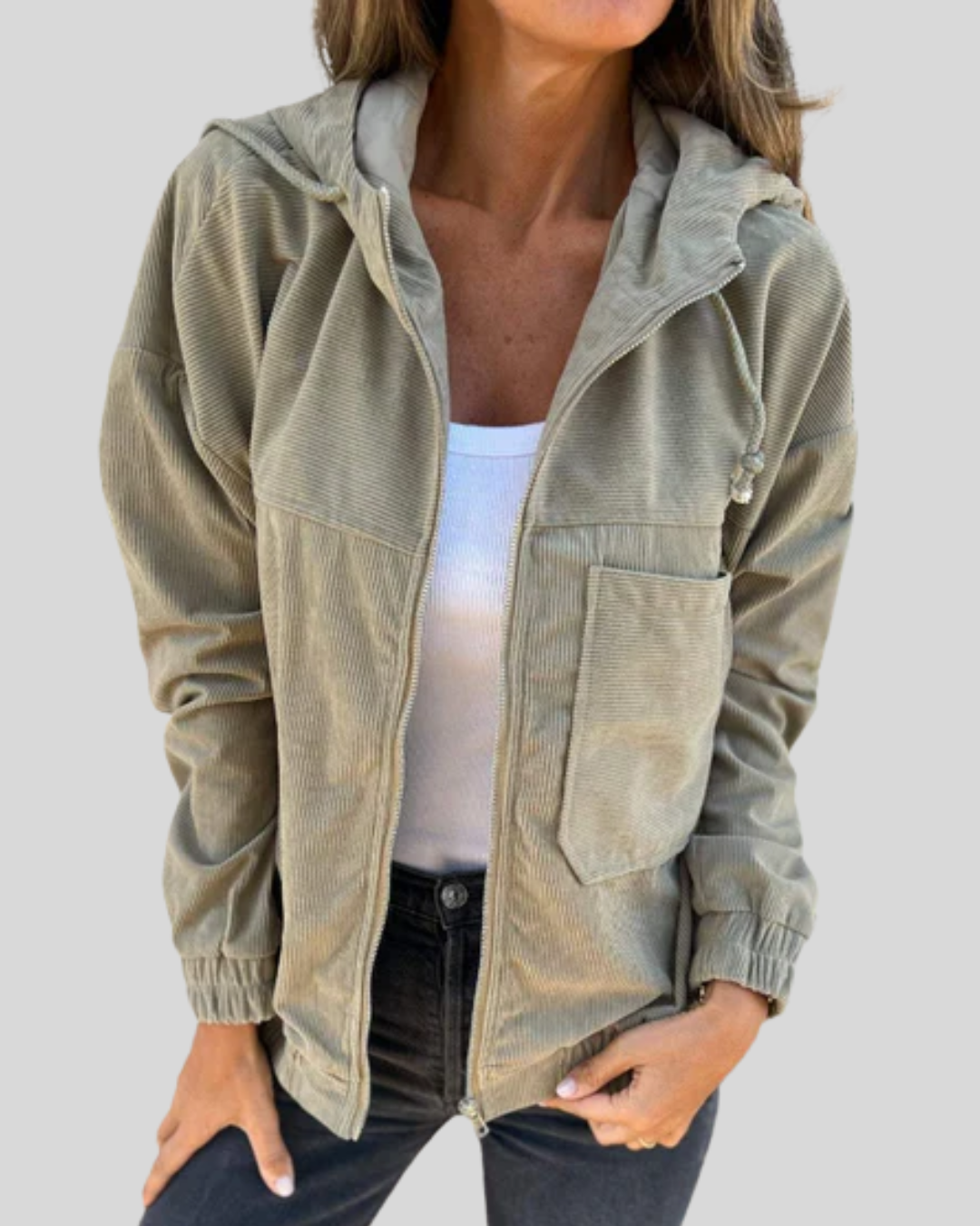 Mabel | Soft Gilet mit Reißverschluss