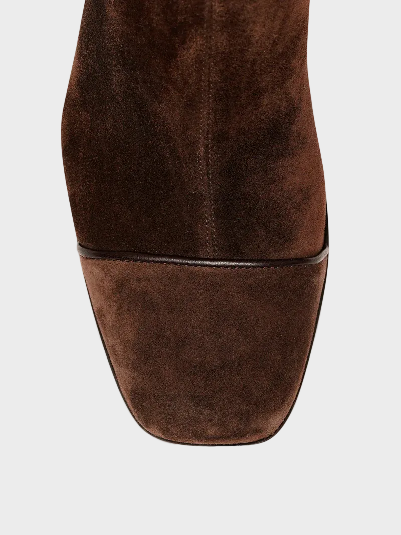 Alma – Wildleder Stiefeletten mit Absatz