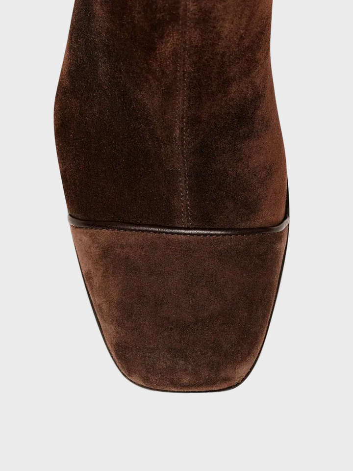 Alma – Wildleder Stiefeletten mit Absatz