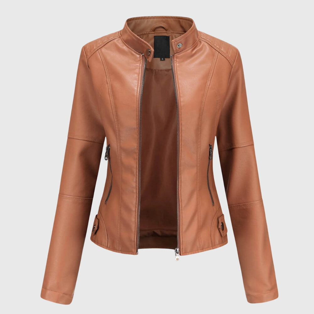 Giorgina™ | Elegante Lederjacke für Frauen