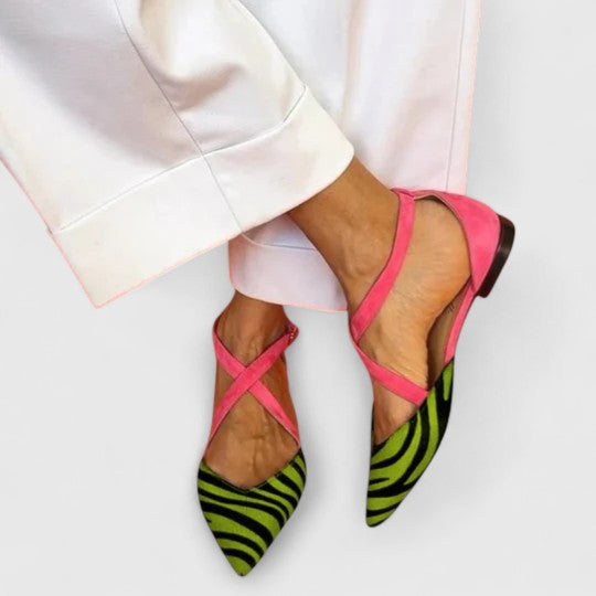 Khreysa™ | Ballerinas mit Riemen