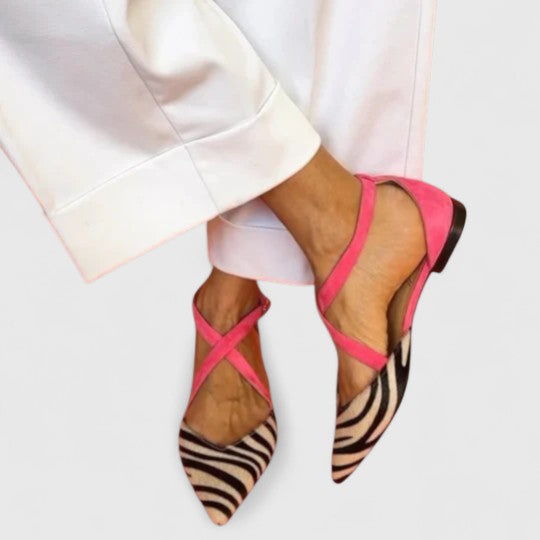 Khreysa™ | Ballerinas mit Riemen