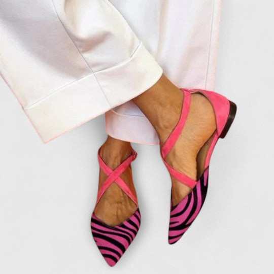 Khreysa™ | Ballerinas mit Riemen