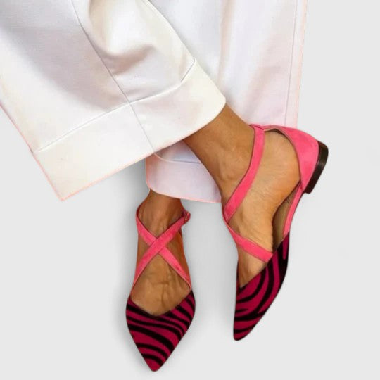 Khreysa™ | Ballerinas mit Riemen