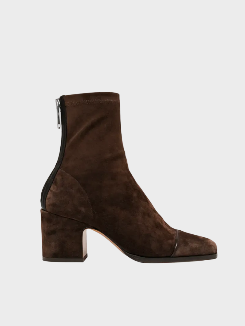 Alma – Wildleder Stiefeletten mit Absatz