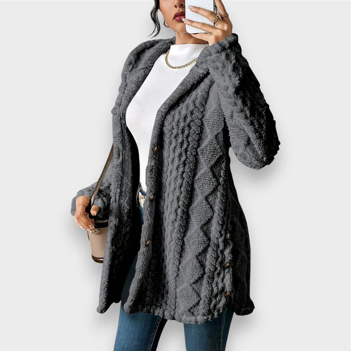 Charlotte | Plush Hooded Cardigan
