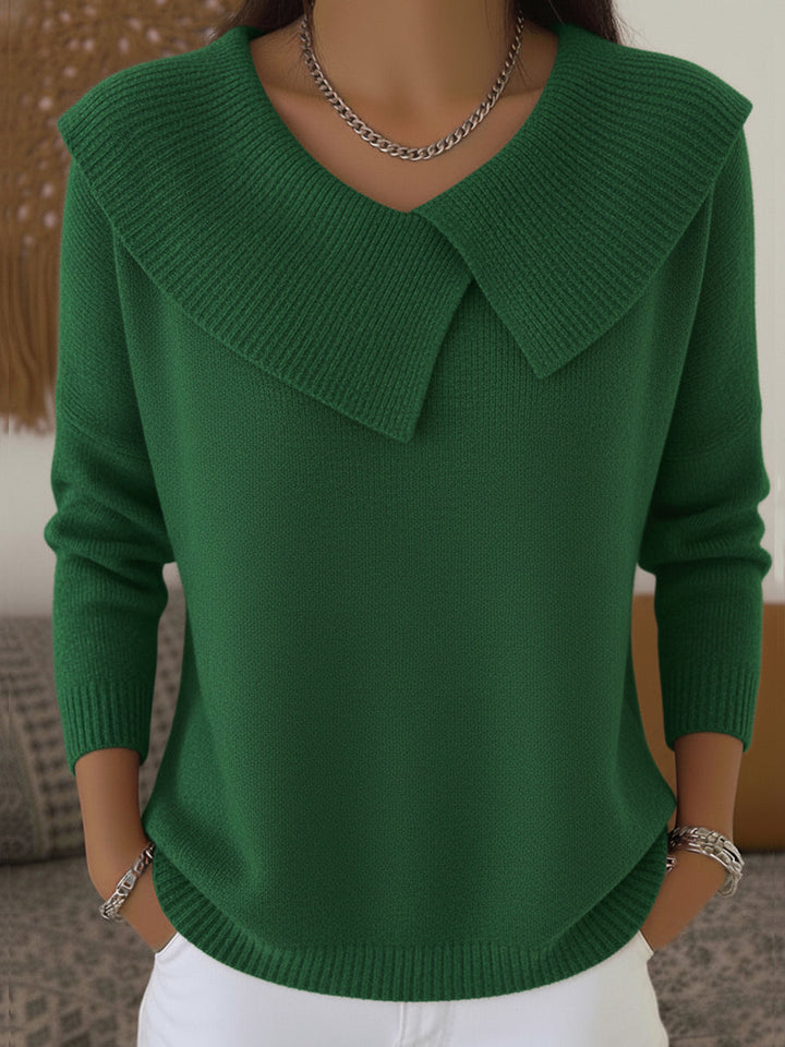 Sunnora™ | Pullover mit weichem Kragen
