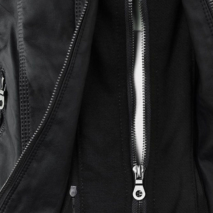 Leni | Leather Biker Jacket