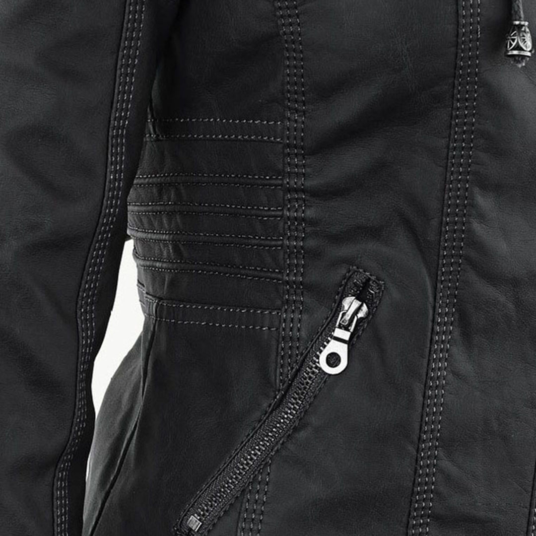 Leni | Leather Biker Jacket