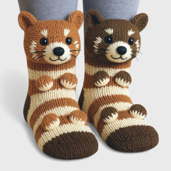 Pilar™ | Waschbär-Socken