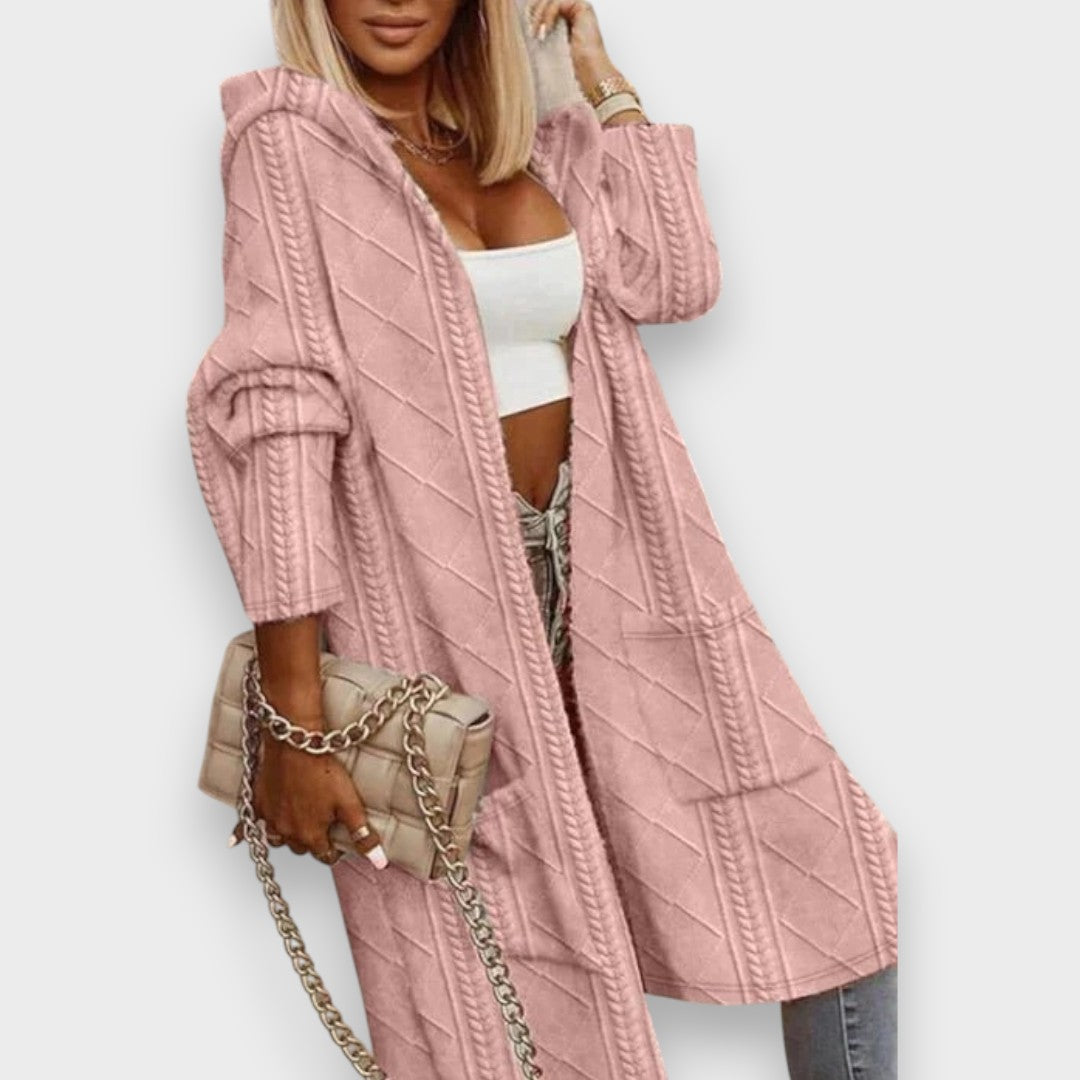 Johani | Long Cardigan with Hood