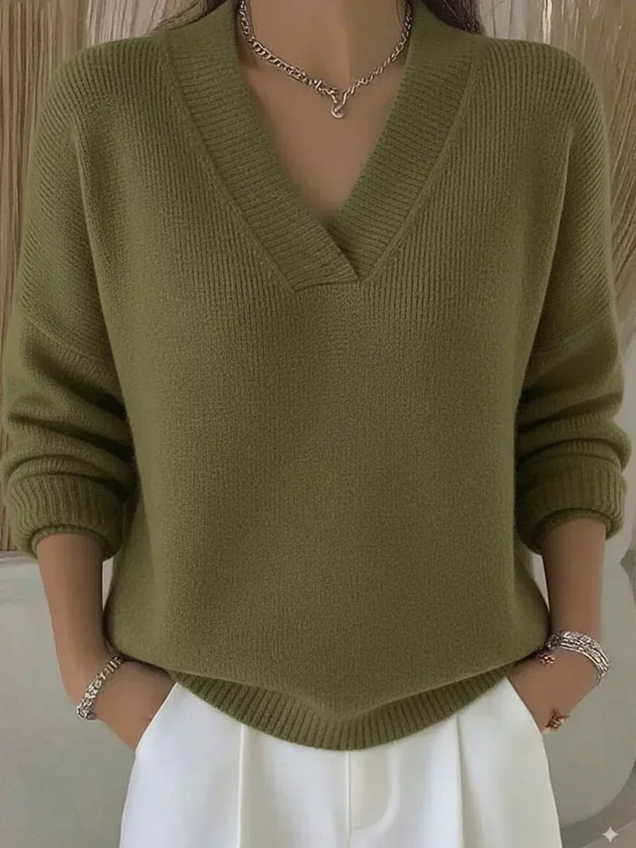 Vivelle™ | Pull V-Ausschnitt Relaxed