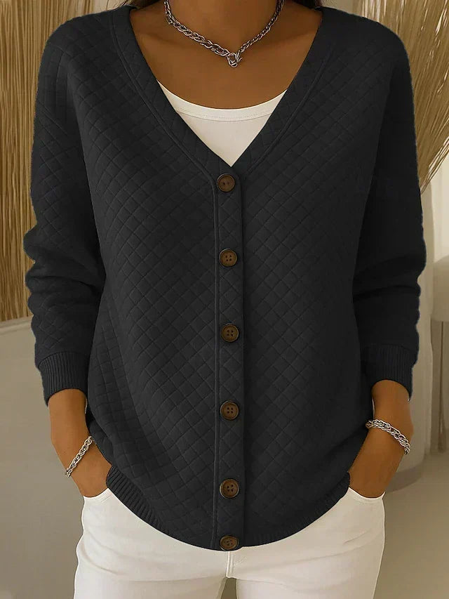 Laverne™ | Steppcardigan mit Knöpfen