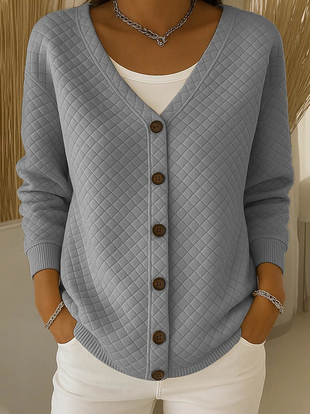 Laverne™ | Steppcardigan mit Knöpfen