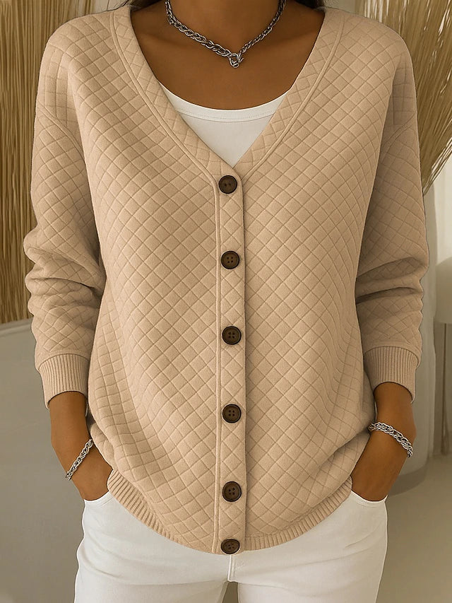 Laverne™ | Steppcardigan mit Knöpfen