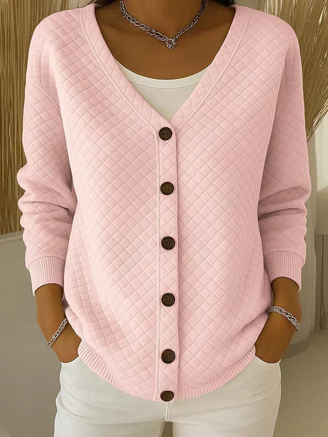 Laverne™ | Steppcardigan mit Knöpfen