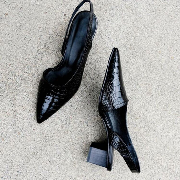 Wynn™ | Breite Spitze Absatzschuhe