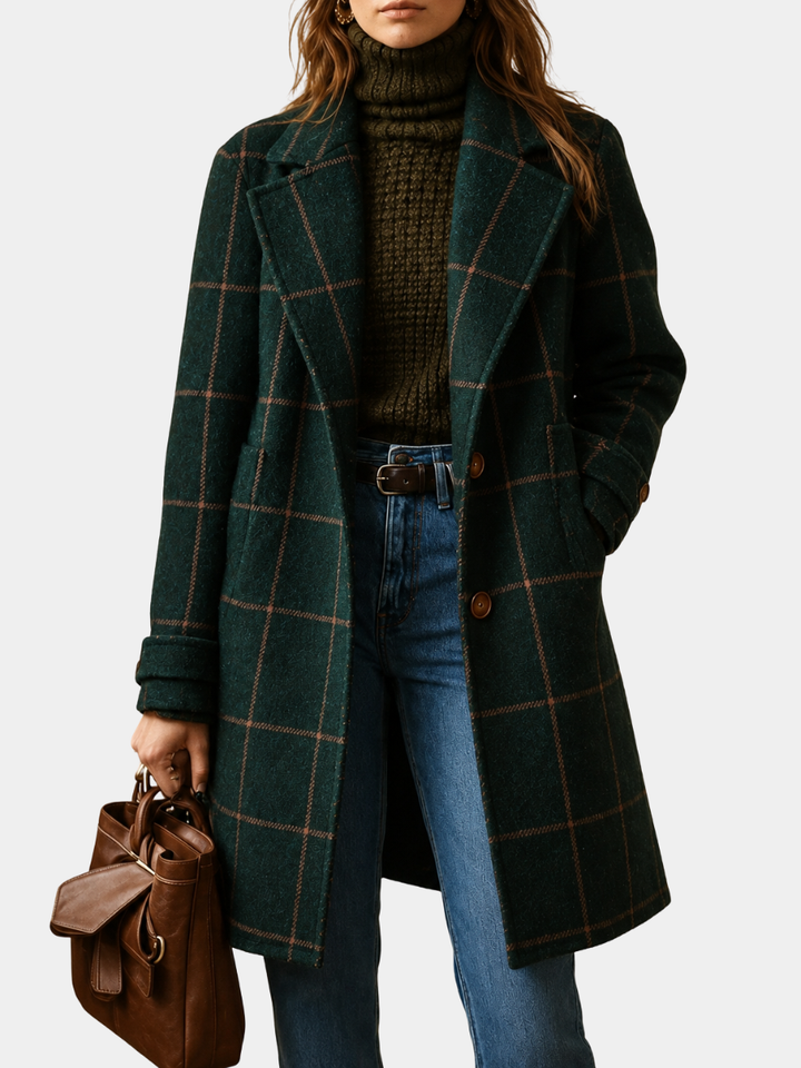 Bethany | Karierter Mantel für Frauen