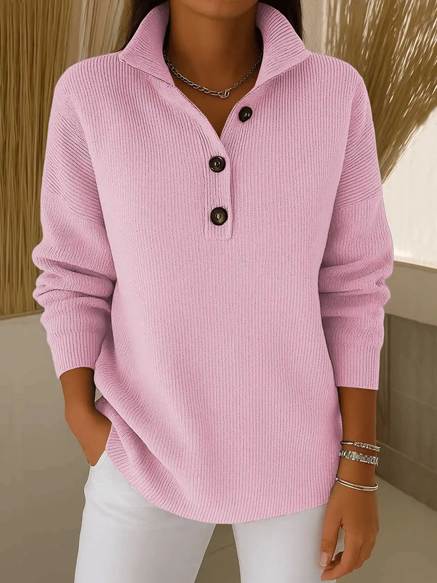 Florence™ | Pullover Polo mit V-Ausschnitt