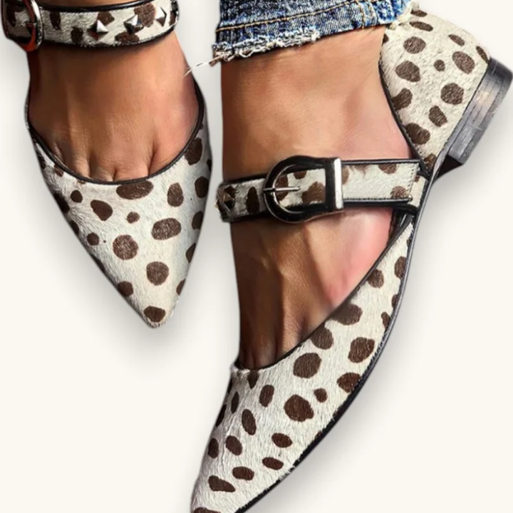 Dotty™ | Flache Sandalen mit Riemen
