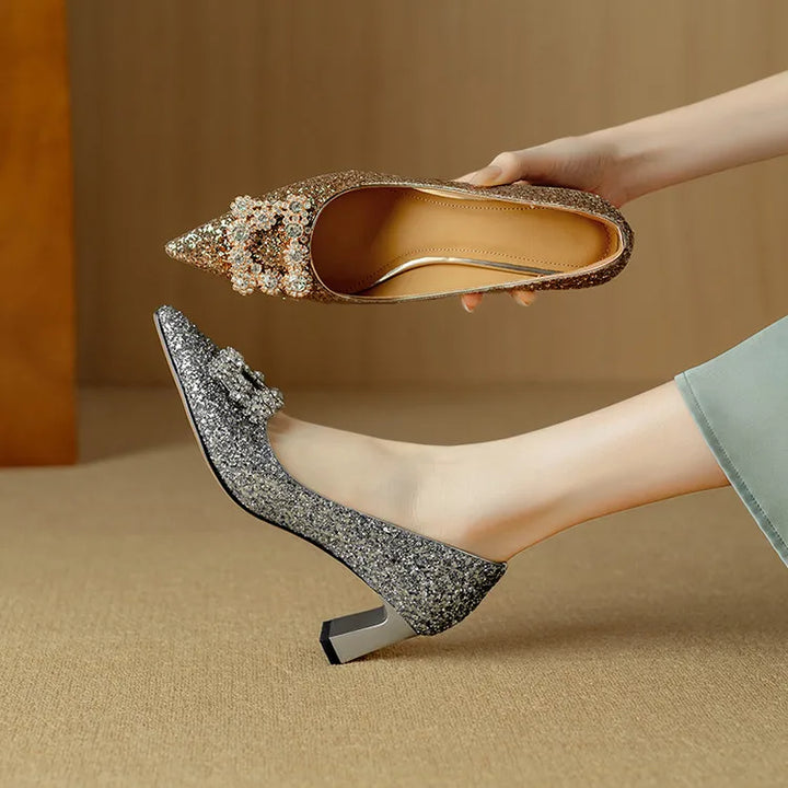 Gloria | Glitzernde Pumps