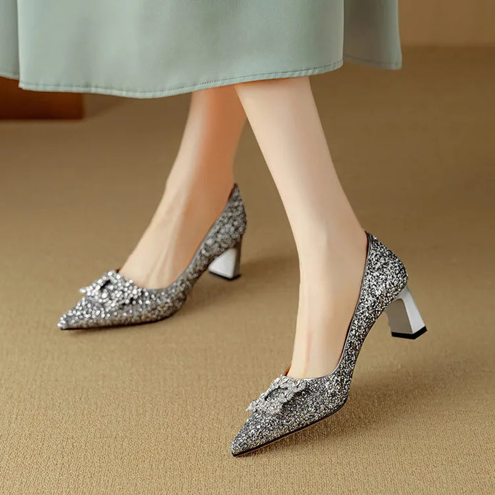 Gloria | Glitzernde Pumps