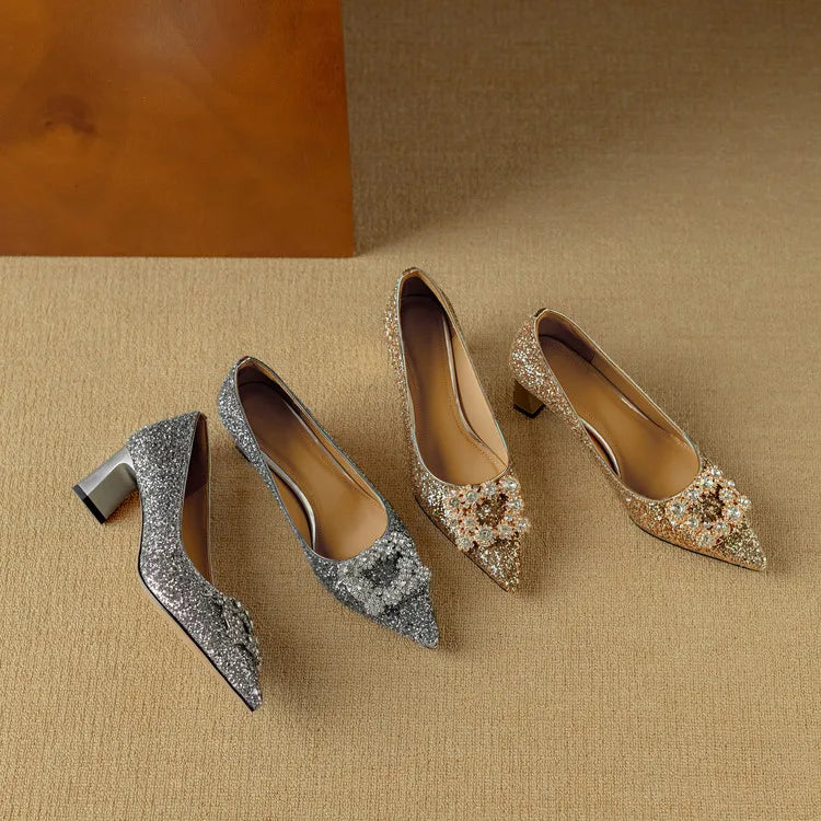 Gloria | Glitzernde Pumps