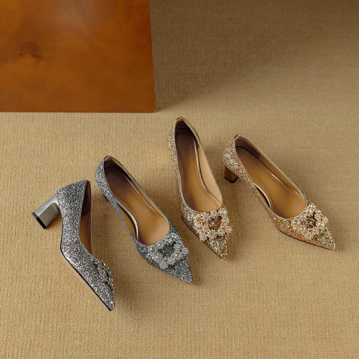 Gloria | Glitzernde Pumps