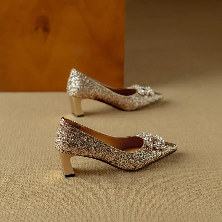 Gloria | Glitzernde Pumps