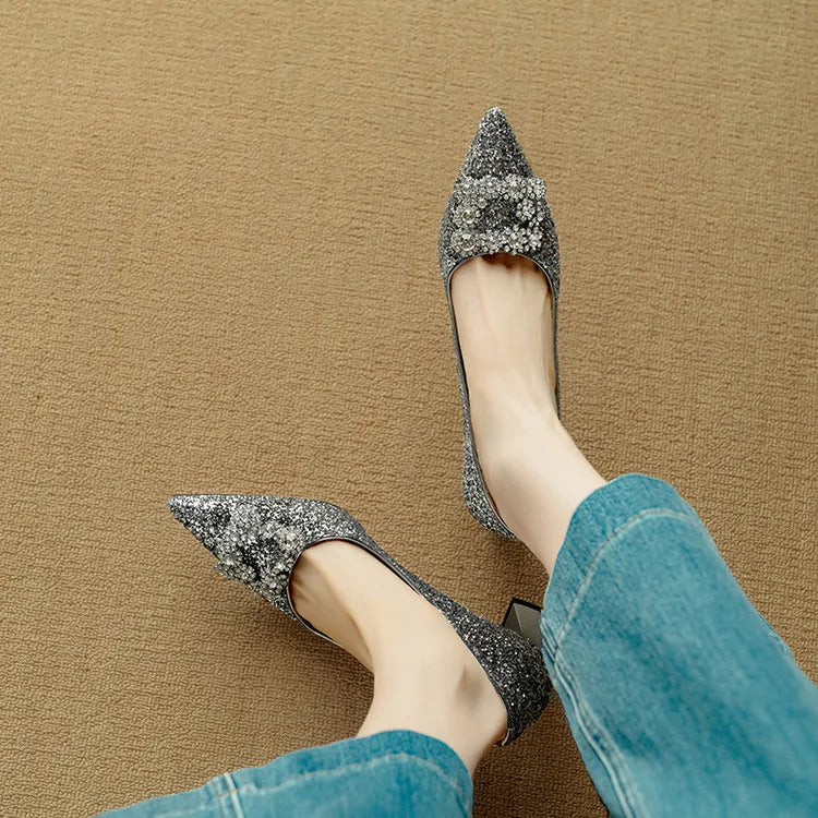 Gloria | Glitzernde Pumps
