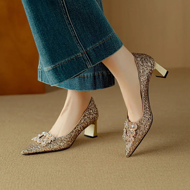 Gloria | Glitzernde Pumps