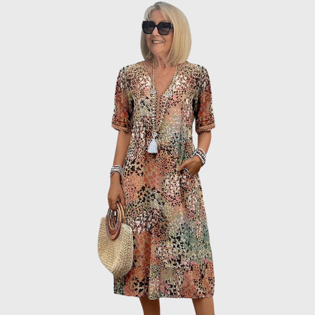Colette | Vibrant Midi Dress