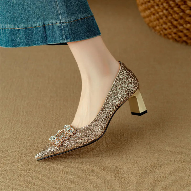 Gloria | Glitzernde Pumps