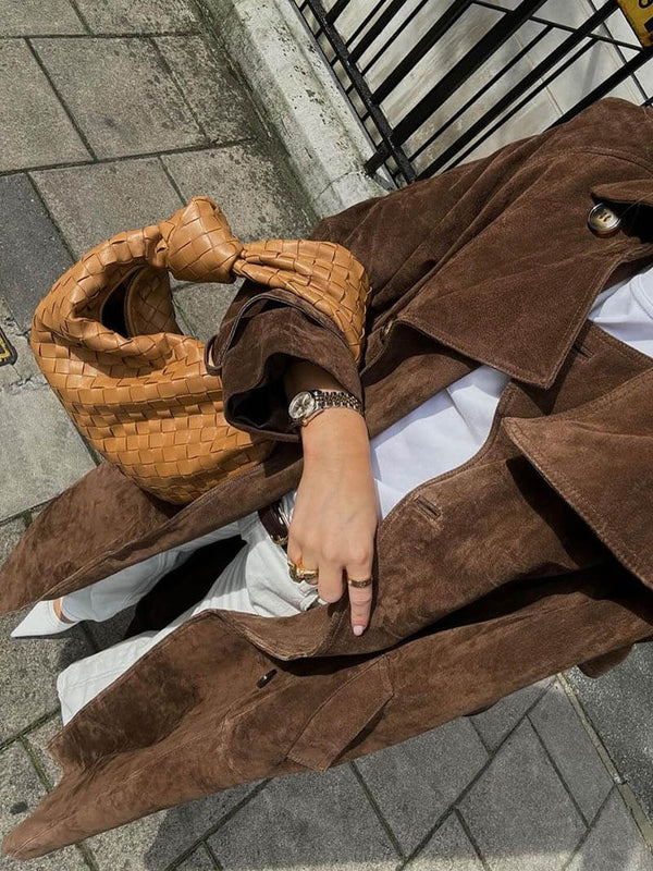 Arizonia | Eleganter Trenchcoat aus Wildleder