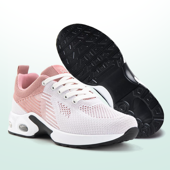 Madison – Orthopädische Schuhe in Weiß & Rosa