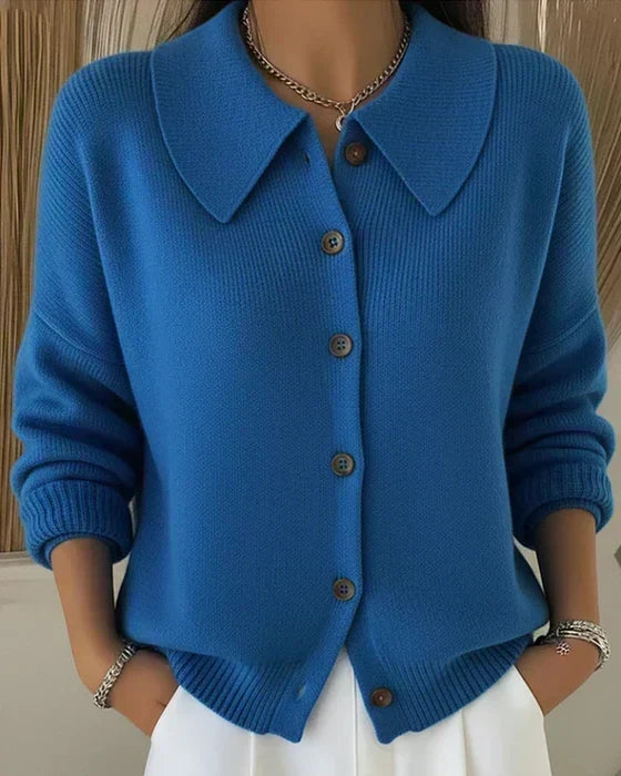 Vespera™ | Cardigan mit Stehkragen