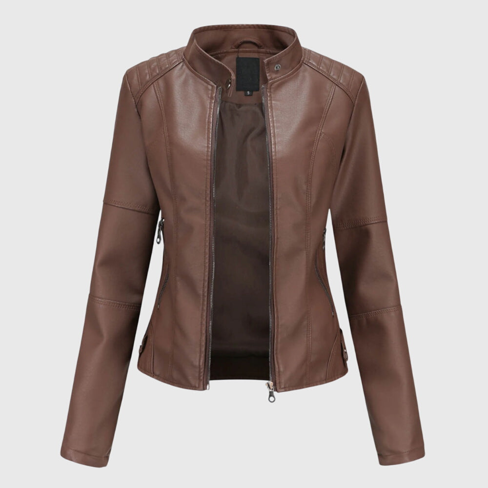 Giorgina™ | Elegante Lederjacke für Frauen