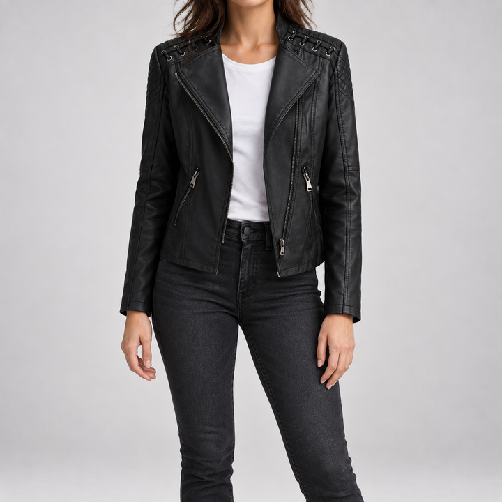 Marguerite | Asymmetrische Stepp-Motojacke