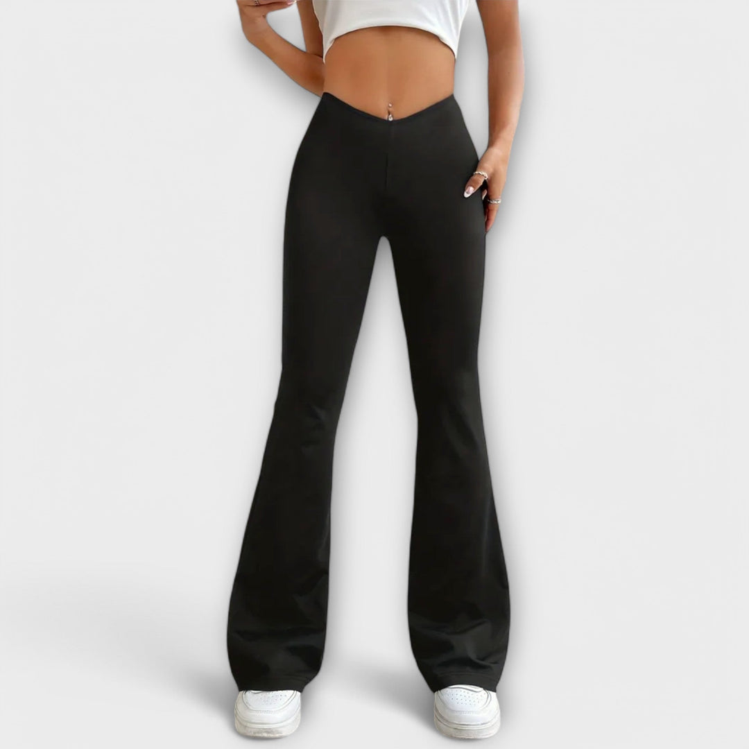 Serena – Casual Trousers with Raised Cuffs