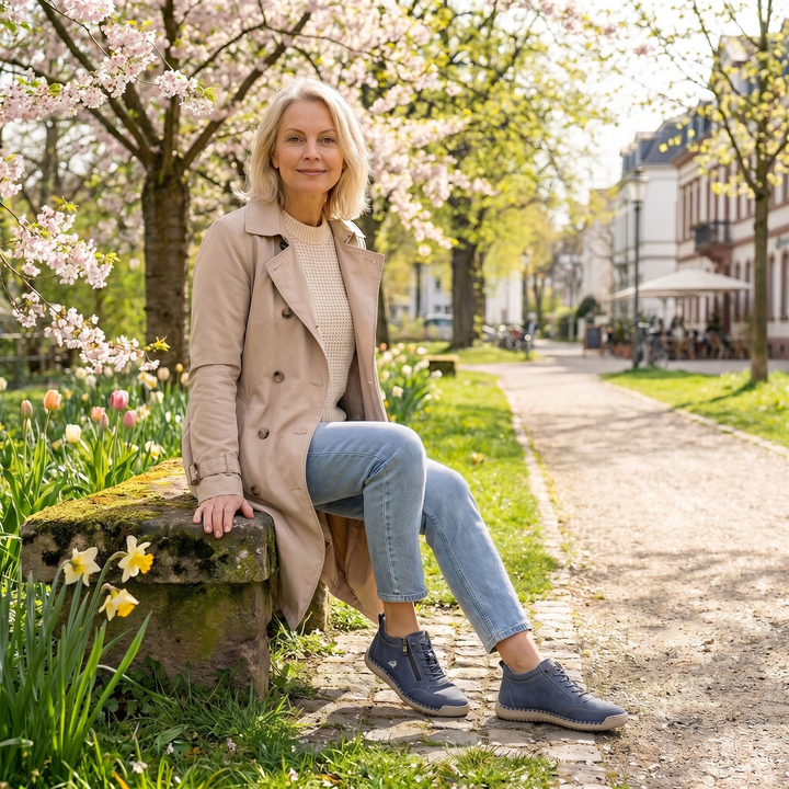 Nova – Bequeme Orthopädische Sneakers mit Reißverschluss