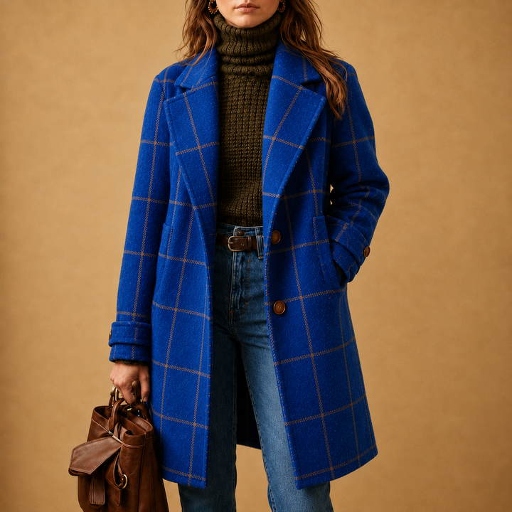 Bethany | Karierter Mantel für Frauen