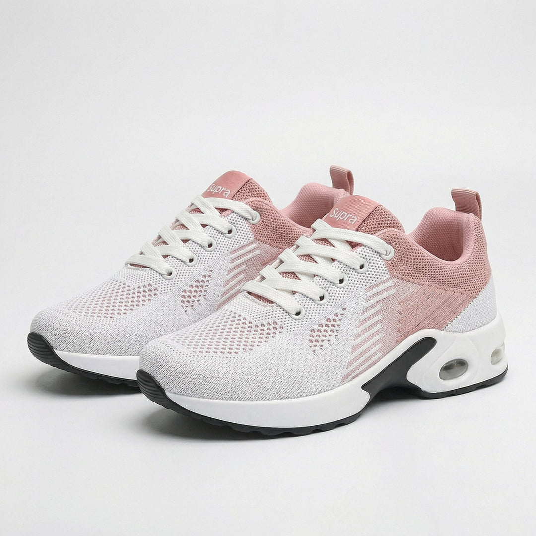 Madison – Orthopädische Schuhe in Weiß & Rosa
