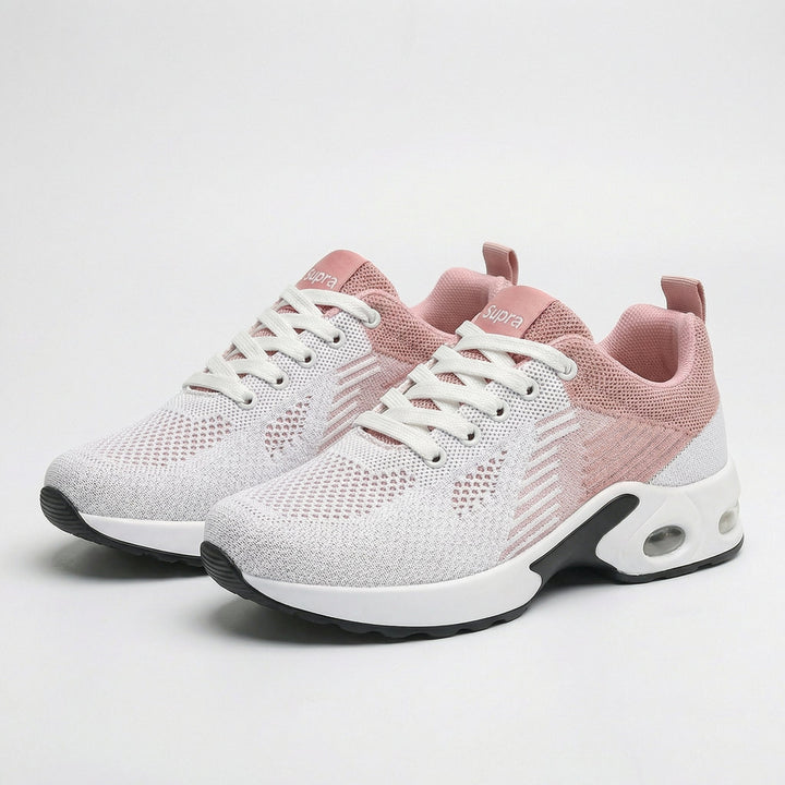 Madison – Orthopädische Schuhe in Weiß & Rosa