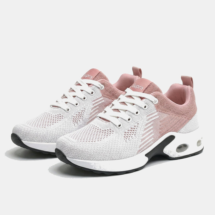 Madison – Orthopädische Schuhe in Weiß & Rosa