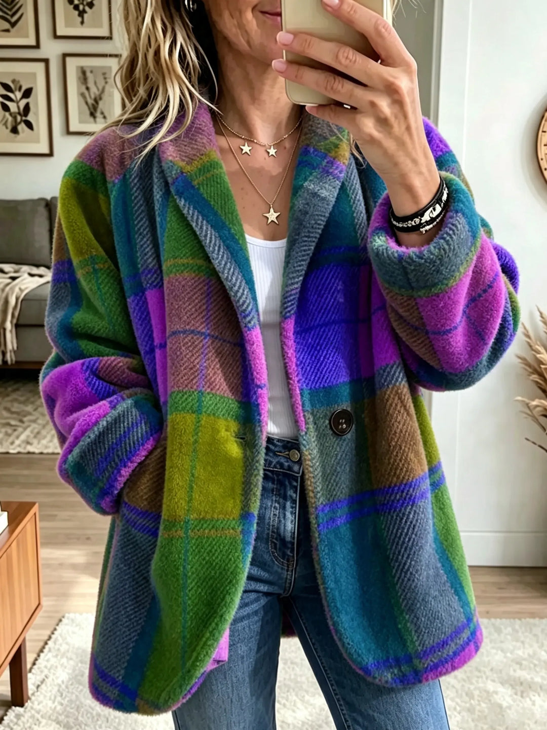 Jenneke | Karierte Jacke