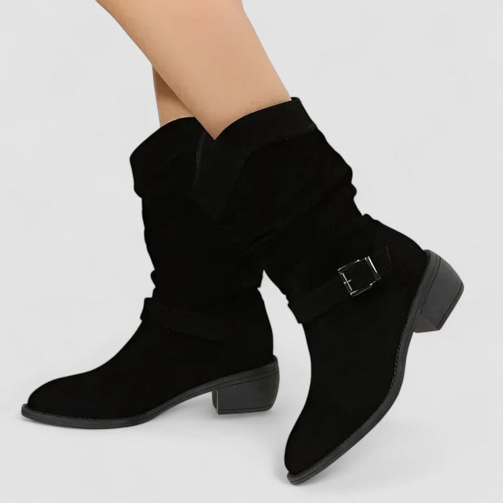 Elyse | Westernstiefel mit gerafftem Schaft