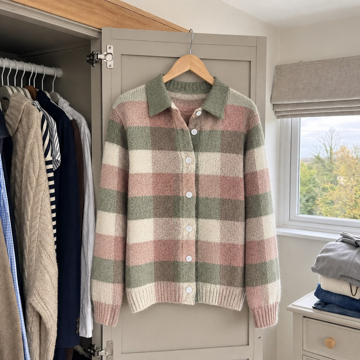 María Cardigan, Detailaufnahme